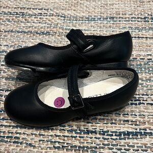 Capezio Black Kids Tap Shoes 12 1/2M